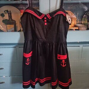 NWT Hell Bunny dress vintage Y2k goth hot topic sz xxl 2x